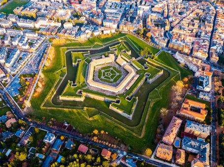 La ciudadela de Jaca en Aragón